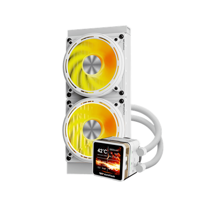 Ftohës Darkflash DE240 AIO Liquid Cooler, 240mm, i bardhë
