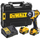 Çelës goditës me bateri DeWALT DCF901P2-QW, 1/2", 340 Nm, 12V, zi verdhë
