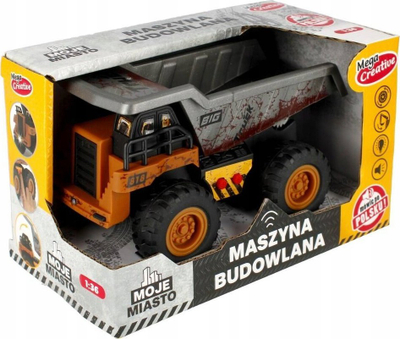 Lodër kamion ndërtimi Mega Creative 520396, tipper, me drita edhe zëra, shumëngjyrësh