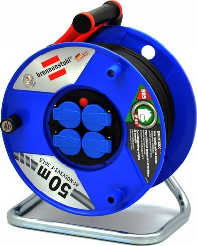 Zgjatës elektrik me bobinë Brennenstuhl Bremaxx, 50 m, 3500 W, i zi