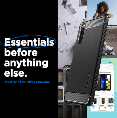 Mbrojtëse Spigen Rugged Armor për Sony Xperia 10 V, e zezë