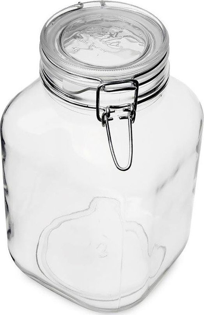 Сет стаклени тегли Bormioli Rocco Fido, 300ml, 6 парчиња, проѕирни