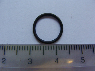 Unazë gome O-ring universale, diametër 4 cm, për vulosje, e zezë