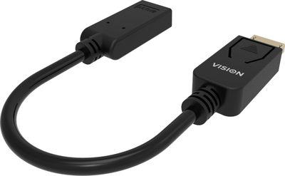 Видео адаптер Vision TC-DPHDMI/BL, DisplayPort во HDMI, црн