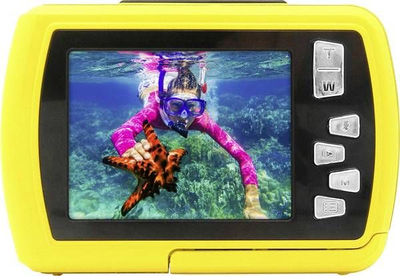 Kamerë nënujore Easypix Aquapix W2024 Y Splash, 16MP, ekran 2.4", e verdhë