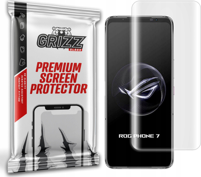 Mbrojtëse ekrani GrizzGlass Hydrogel Film për Asus ROG Phone 7, transparente
