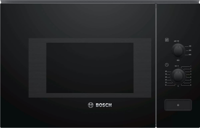 Mikrovalë e integrume Bosch Series 4 BFL520MB0, 20L, 800W, e zezë