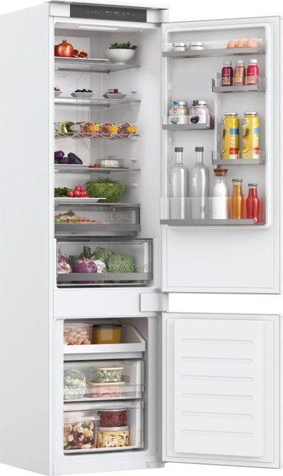 Frigorifer inkaso Hoover H-FRIDGE 500 HOBT5519EW, No Frost, Wi-Fi, i bardhë