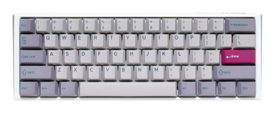 Tastierë Ducky One 3 Mist Grey Mini, Cherry MX Speed Silver, e hirtë