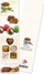 Shënues libri Tassotti Cioccolato 9152, karton 300 g/m², me dizajn çokollate, i bardhë