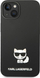 Këllëf telefoni Karl Lagerfeld Silicone Choupette Body për iPhone 14 Plus 6.7", silikon, i zi