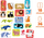 Puzzle çift për kalamaj Czuczu Wild Animals, 18 puzzle, shumëngjyrëshe