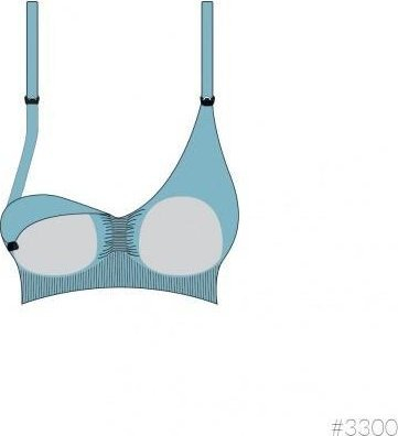 Reçipet ushqyese Carriwell Padded Nursing Bra, për shtatzëni dhe gjidhënie, madhësia M, e zezë