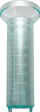 Matës shiu Green>it Rain Gauge Container, deri 40 mm, plastik, transparent