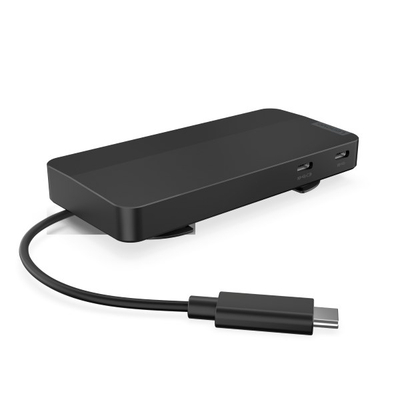Stacion lidhës Lenovo USB‑C Dual Display, 100W, i zi