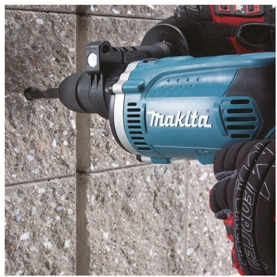 Makineri shpimi me goditje Makita HP1631, 710W, elektrike, ngjyrë turkeze