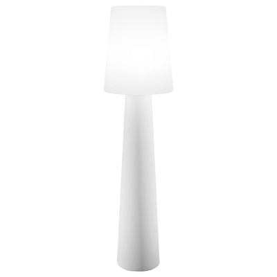 Llambë dyshemeje LED No. 1, 8W, IP44, e bardhë
