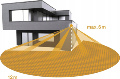 Prozhektor LED Steinel XLED PRO ONE S, me sensor lëvizjeje, dritë e ngrohtë, gri