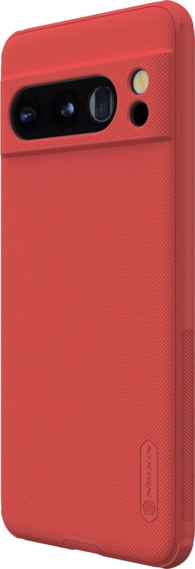 Mbulesë telefoni Nillkin Super Frosted Shield Pro për Google Pixel 8 Pro, TPU PC, antirrëshqitëse, e kuqe