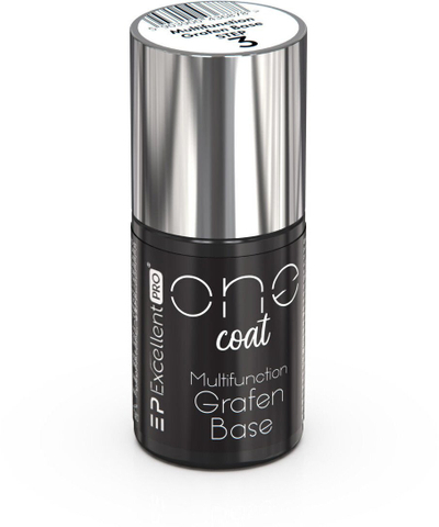 Bazë manikyri Excellent Pro One Coat Graphene Base, multifunksionale, për forcim dhe ndërtim, 7ml