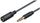 Kabllo zgjatuese audio M-Cab, 3.5 mm F në 3.5 mm M, 2 m, e zezë