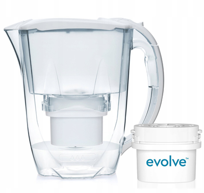 Kubë filtri për ujë Aqua Optima Oria, 2.8L, me filtër Evolve+, e bardhë