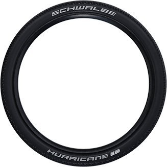 Gomë biçiklete Schwalbe Hurricane Performance, 27.5x2.25", RaceGuard, e zezë