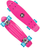 Skateboard Muuwmi Swing Roller Original, rrota me drita, për fëmijë, rozë