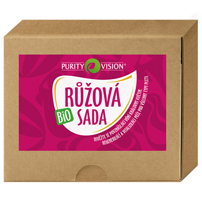 Set kozmetik Purity Vision Organic Rose, organik, për kujdes të lëkurës