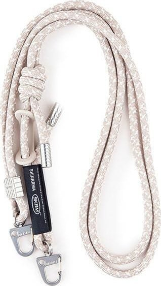 Lanyard universal për telefon Skinarma Dyno, i rregullueshëm, me karabinë metal, bezhë