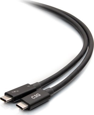 Kabllo C2G Thunderbolt 4 USB‑C, 2m, 40Gbps, e zezë