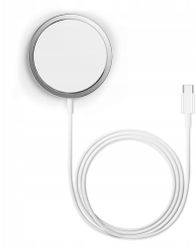 Karikues wireless BWOO WL-12, 15W, USB-C, i bardhë