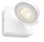 Aplike muri Philips Clockwork LED, 1 llambë, e bardhë