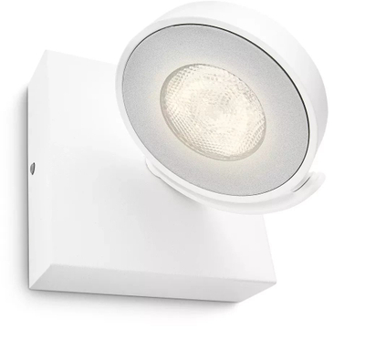 Aplike muri Philips Clockwork LED, 1 llambë, e bardhë