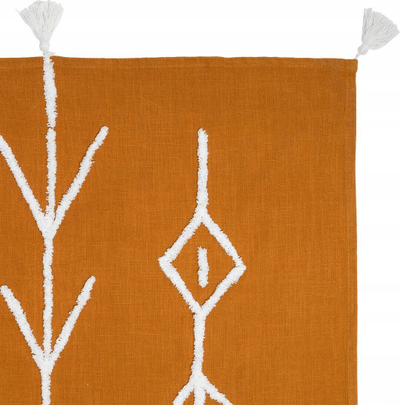 Batanije dekorative Atmosphera Widdy Cotton Throw, 130 x 180 cm, pambuk, okër mustard