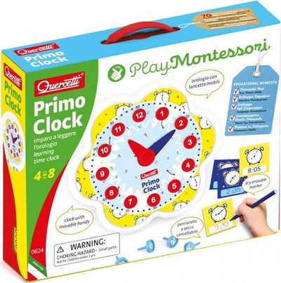 Lodër edukative Quercetti Montessori Play First: Orë, +4 vjeç