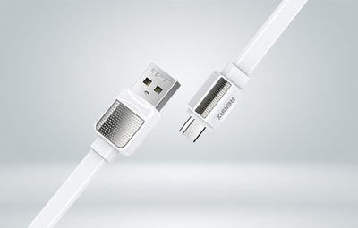 Kabllo USB Micro Remax Platinum Pro, 1m, 2.4A, e bardhë