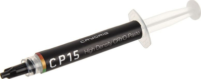 Pastë termike Cryorig CP15, performancë e lartë, 4 g, e zezë
