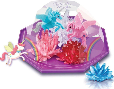 Set kreativ 4M Magical Unicorn Crystal Terrarium, rritje kristalesh, për fëmijë 10+