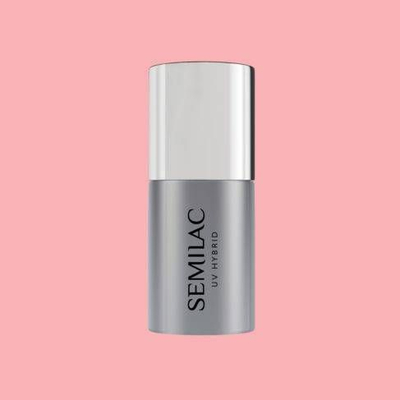 Bazë xheli për thonj Semilac UV Hybrid BB Base Coat Rose, 7ml, rozë natyrale