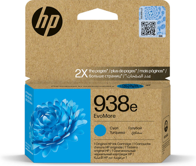 Ngjyrë printeri HP 938E, Evomore, 800 faqe, blu