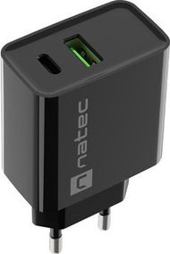 Karikues muri Natec Ribera NUC-2062, 20W, 1x USB A 1x USB C, i zi