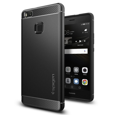 Mbrojtëse Spigen për Huawei P9 Lite, e zezë
