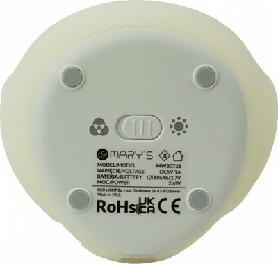 Ноќна ламба Ecolight Night Light Був, топла светлина, РГБ, повеќебојна