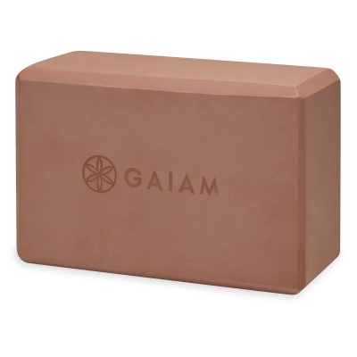 Bllok për joga Gaiam Essentials 65384, shkumë, rozë