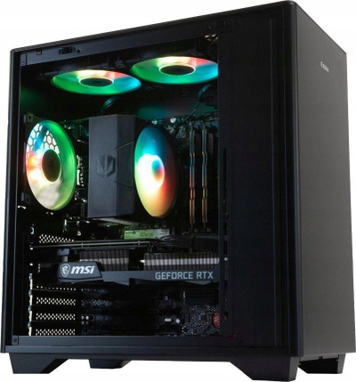 Kompjuter gaming Adax DRACO EXTREME R5600, Ryzen 5 5600, 16GB RAM, 1TB SSD, RX 6600 XT 8GB, i zi