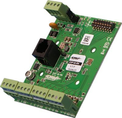 Modul zgjerues alarmi Triton ROPAM EXP-I8-RN, 8 hyrje, RopamNET, jeshil