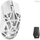 Maus gaming WLMOUSE Beast X Max Solid Sides, pa kabllo, 8000 Hz, i bardhë