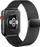 Rrip ore Tech-Protect Milesband për Apple Watch, 42/44/45/49 mm, çelik inox, i zi