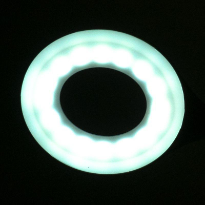 Lampë tavoline Activeshop White Snake Ring, LED, fleksibël, e bardhë